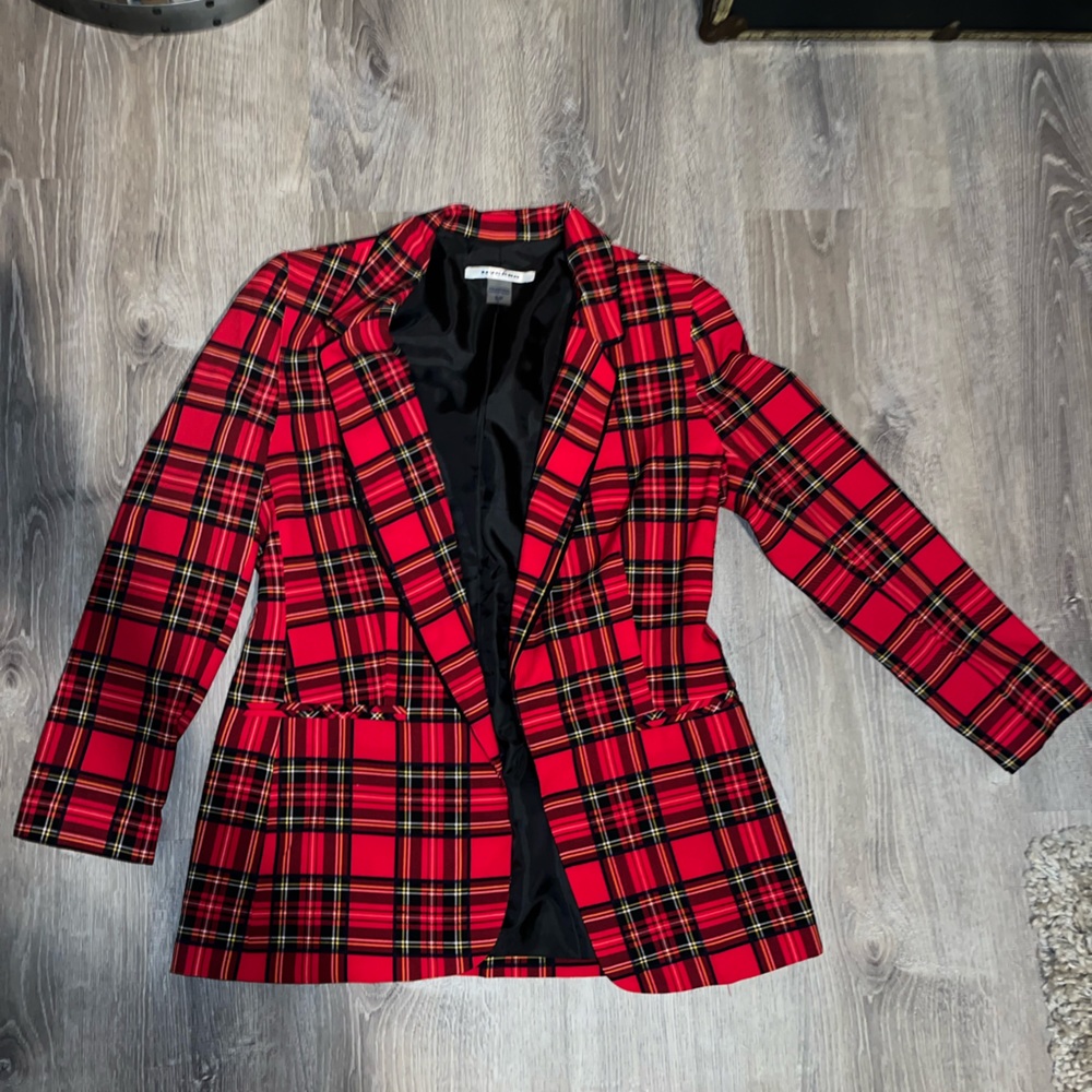 Plaid Blazer